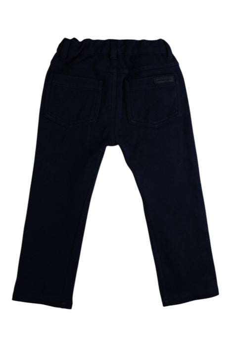 A Navy Casual Pants from Jacadi in size 3T for boy. (Back View)