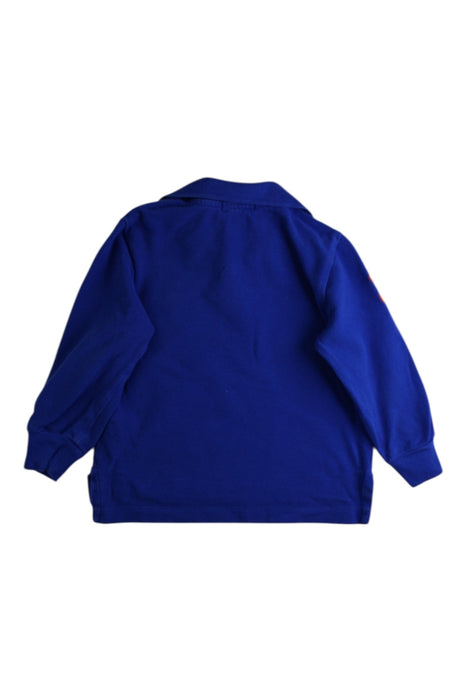 A Blue Long Sleeve Polos from Polo Ralph Lauren in size 2T for boy. (Back View)