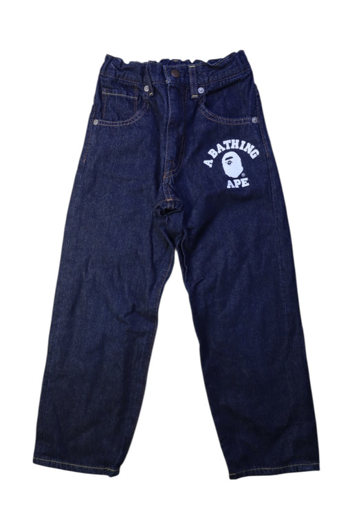 A Navy Jeans from Bape by A Bathing Ape in size 5T for boy. (Front View)