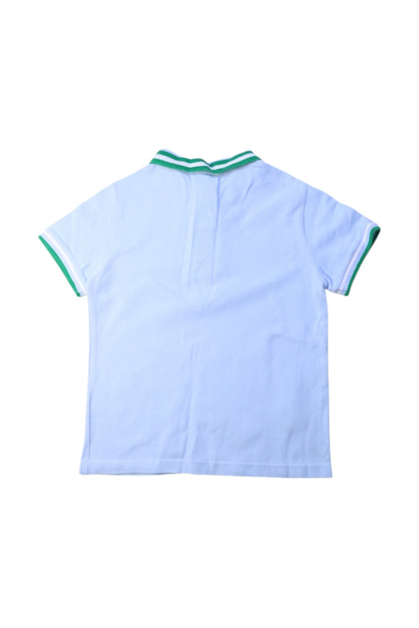 A White Short Sleeve Polos from Jacadi in size 6T for boy. (Back View)