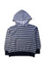 A Blue Hooded Sweatshirts from Comme Ca Ism in size 5T for boy. (Front View)