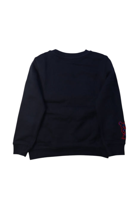 A Black Crewneck Sweatshirts from Kenzo in size 6T for boy. (Back View)