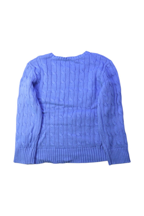 A Blue Knit Sweaters from Polo Ralph Lauren in size 5T for boy. (Back View)