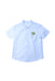 A Blue Short Sleeve Shirts from Sea Apple in size 4T for boy. (Front View)