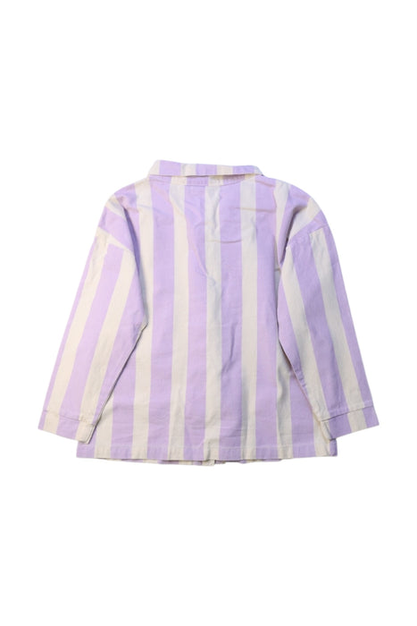 A Purple Long Sleeve Shirts from The Campamento in size 3T for girl. (Back View)
