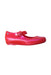 A Pink Flats from Mini Melissa in size 6T for girl. (Front View)