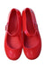A Pink Flats from Mini Melissa in size 6T for girl. (Back View)