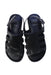 A Black Sandals from Melissa in size 6T for girl. (Back View)