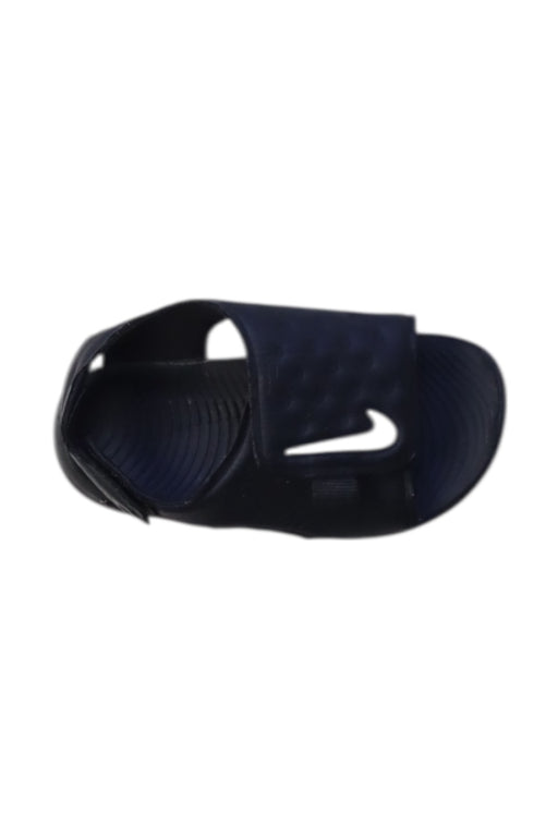 A Black Sandals from Nike in size 18-24M for neutral. (Front View)