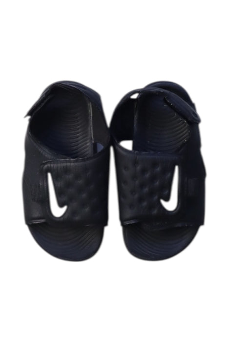 A Black Sandals from Nike in size 18-24M for neutral. (Back View)