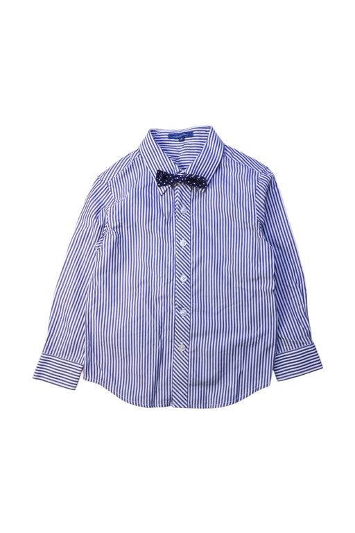 A Blue Long Sleeve Shirts from Nicholas & Bears in size 4T for boy. (Front View)