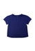 A Navy Short Sleeve T Shirts from Crewcuts in size 2T for girl. (Front View)