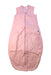 A Pink Sleepsacs from ErgoPouch in size 6-12M for girl. (Front View)