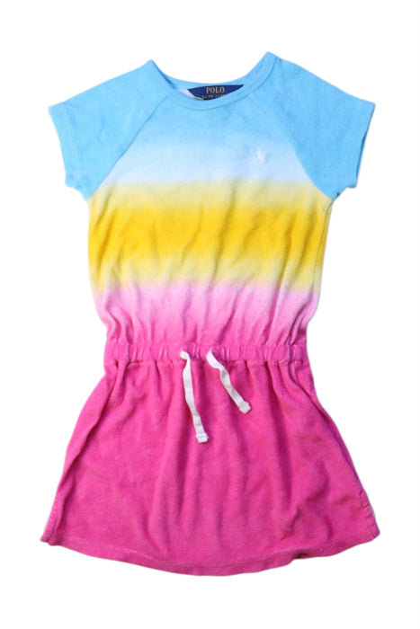 A Multicolour Short Sleeve Dresses from Polo Ralph Lauren in size 4T for girl. (Front View)