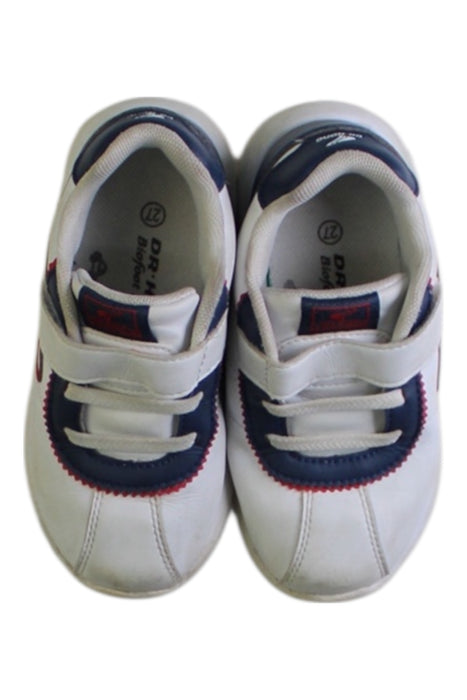 A White Sneakers from Dr. Kong in size 4T for boy. (Back View)