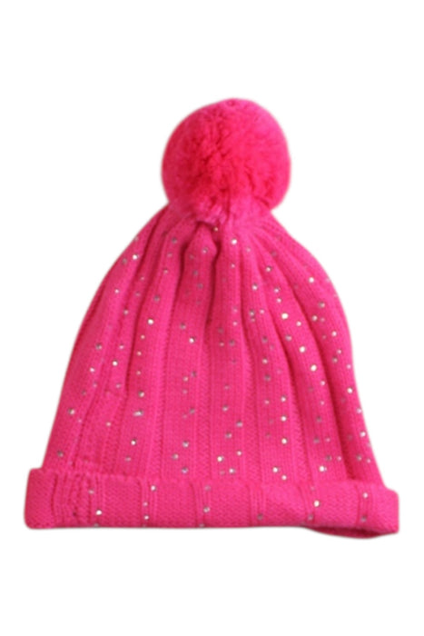 A Pink Winter Hats from Seed in size 6T for girl. (Front View)