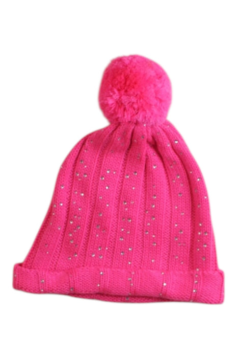 A Pink Winter Hats from Seed in size 6T for girl. (Back View)