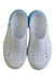 A White Slip Ons from Native Shoes in size 5T for boy. (Back View)
