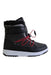 A Black Winter Boots from Moon Boot in size 6T for boy. (Front View)