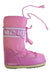 A Pink Ski Boots from Moon Boot in size 6T for girl. (Front View)