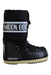 A Black Ski Boots from Moon Boot in size 4T for neutral. (Front View)