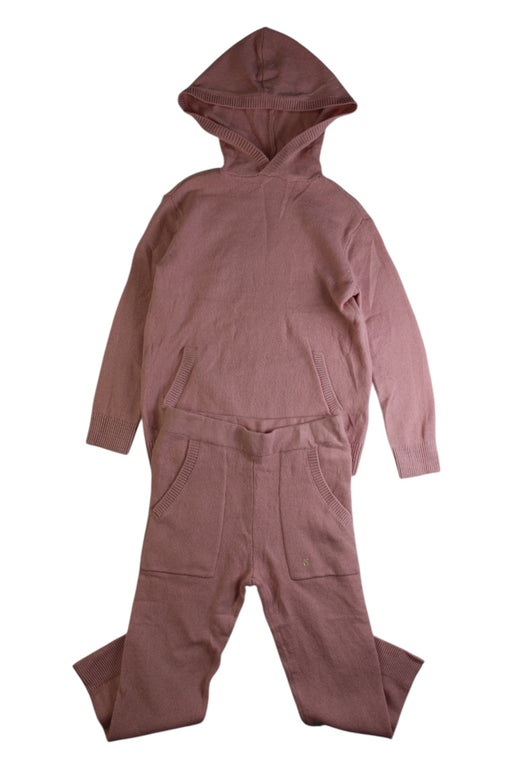 A Pink Pants Sets from Bonpoint in size 4T for girl. (Front View)