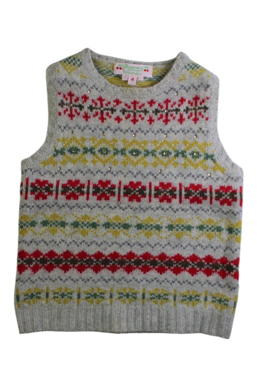 A Multicolour Knit Sweaters from Bonpoint in size 4T for girl. (Front View)