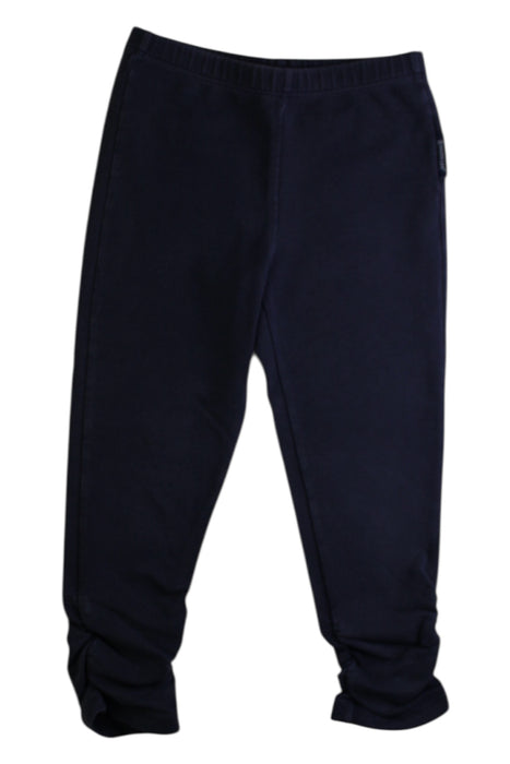 A Navy Leggings from Moncler in size 4T for girl. (Front View)