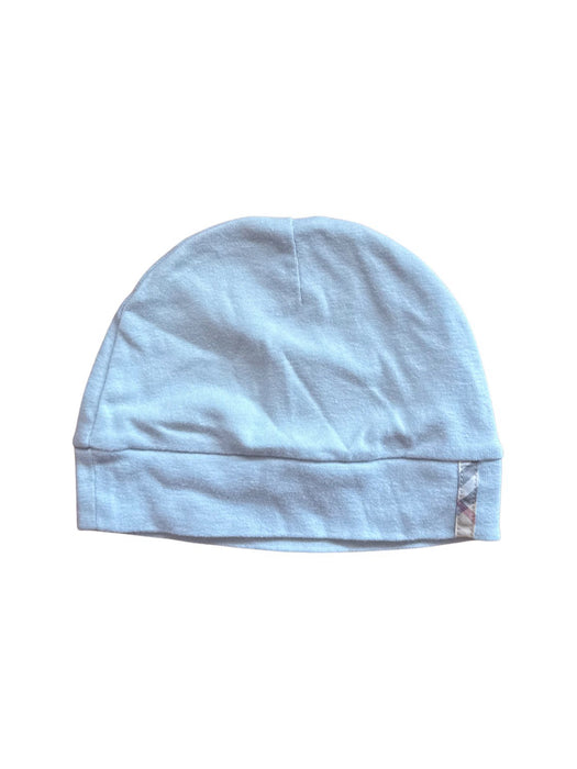 A Blue Beanies from Burberry in size 6-12M for neutral. (Front View)