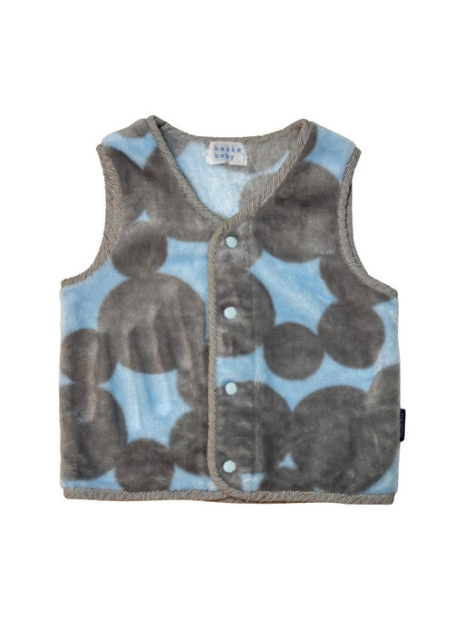 A Blue Sweater Vests from Hakka in size 12-18M for boy. (Front View)