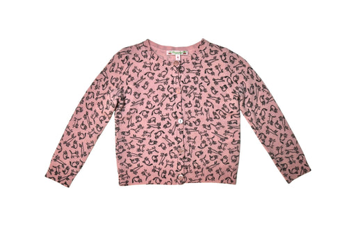 A Pink Cardigans from Bonpoint in size 4T for girl. (Front View)