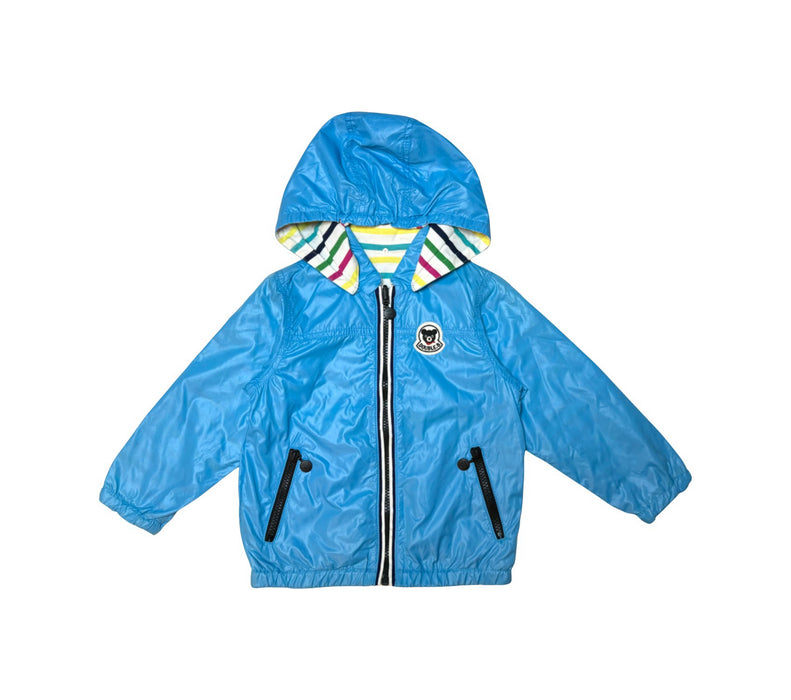 A Blue Lightweight Jackets from Miki House in size 3T for boy. (Front View)