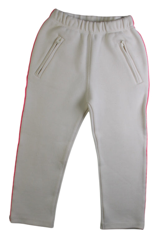 A White Casual Pants from Bonpoint in size 4T for girl. (Front View)