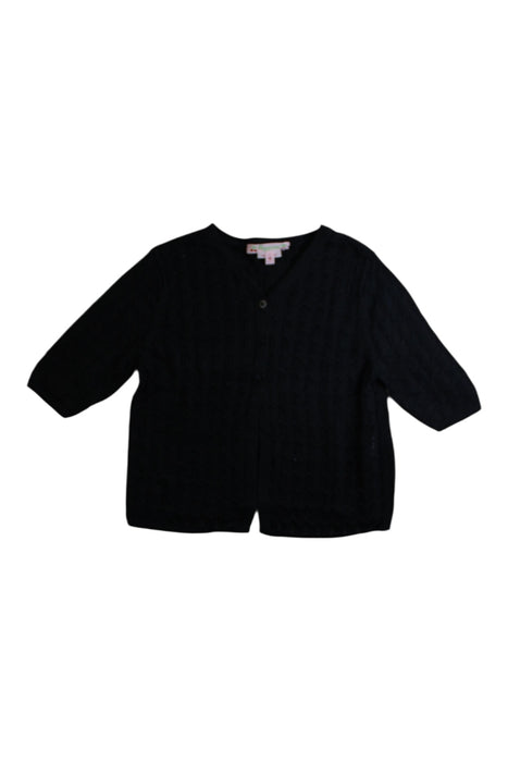 A Black Cardigans from Bonpoint in size 4T for girl. (Front View)