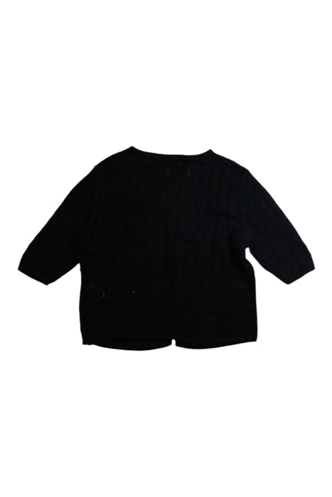 A Black Cardigans from Bonpoint in size 4T for girl. (Back View)
