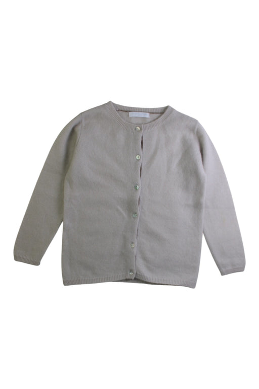 A Beige Cardigans from Les Enfantines in size 3T for girl. (Front View)