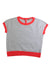 A White Short Sleeve Tops from Bonpoint in size 4T for girl. (Front View)
