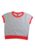 A White Short Sleeve Tops from Bonpoint in size 4T for girl. (Front View)