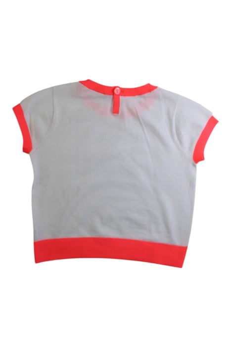 A White Short Sleeve Tops from Bonpoint in size 4T for girl. (Back View)