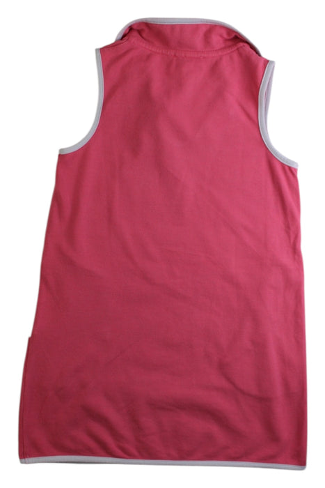 A Pink Sleeveless Dresses from Jacadi in size 4T for girl. (Back View)