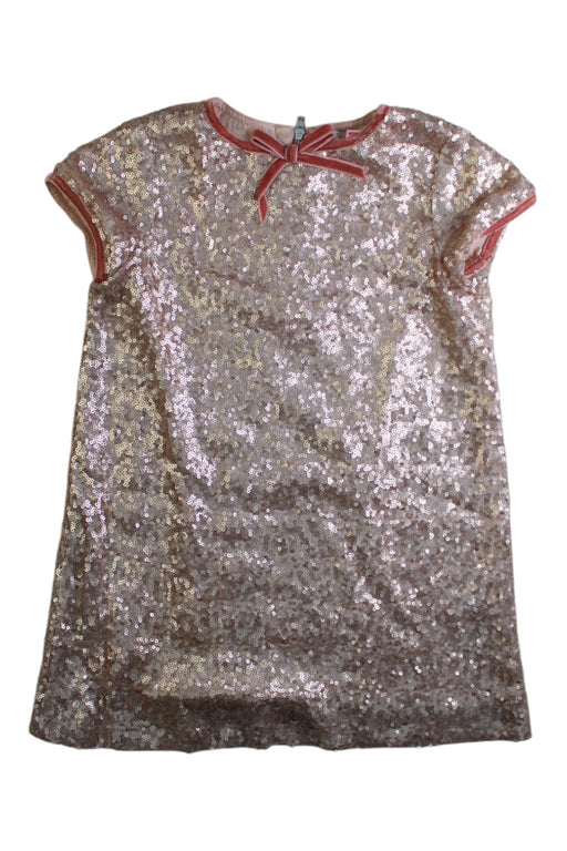 A Metallic Short Sleeve Dresses from Bonpoint in size 4T for girl. (Front View)