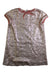 A Metallic Short Sleeve Dresses from Bonpoint in size 4T for girl. (Front View)