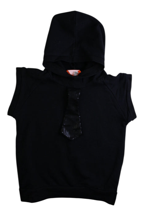 A Black Short Sleeve Shirts from Bang Bang Copenhagen in size 3T for girl. (Front View)