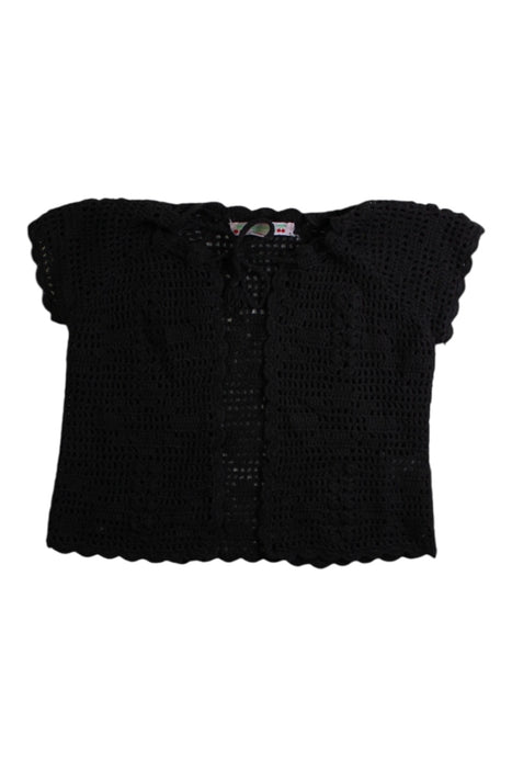 A Brown Cardigans from Bonpoint in size 4T for girl. (Front View)