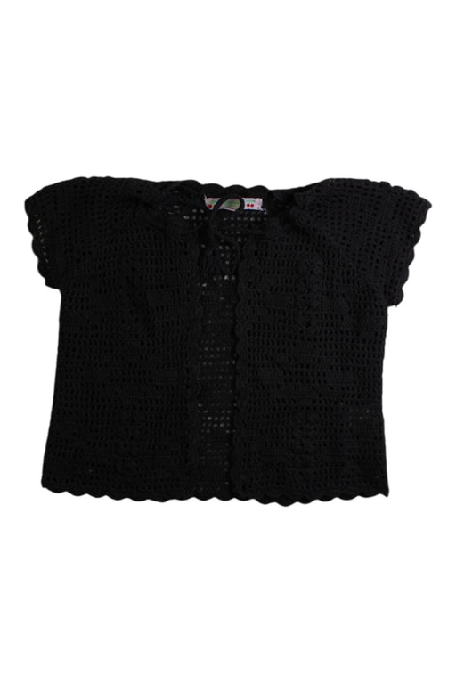 A Brown Cardigans from Bonpoint in size 4T for girl. (Front View)