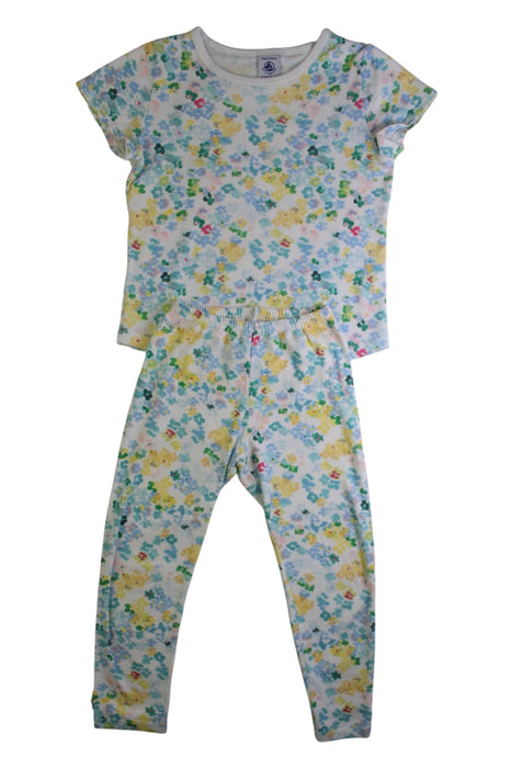A Multicolour Pyjama Sets from Petit Bateau in size 4T for girl. (Front View)