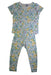 A Multicolour Pyjama Sets from Petit Bateau in size 4T for girl. (Front View)