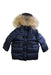 A Navy Puffer/Quilted Coats & Outerwear from Burberry in size 4T for girl. (Front View)