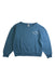 A Blue Crewneck Sweatshirts from Petit Bateau in size 8Y for boy. (Front View)