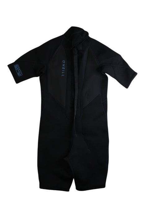A Black Wetsuits from O'Neill in size 8Y for boy. (Back View)